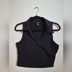 Black Sleeveless Top